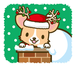 Corgi Christmas vol.1 sticker #1456305