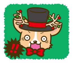 Corgi Christmas vol.1 sticker #1456307