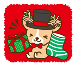 Corgi Christmas vol.1 sticker #1456320