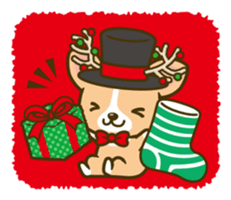 Corgi Christmas vol.1 sticker #1456320