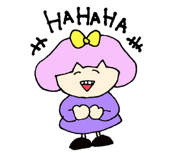 Bob girl & rabbit sticker #1456482