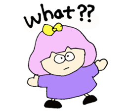 Bob girl & rabbit sticker #1456487