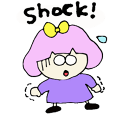 Bob girl & rabbit sticker #1456488