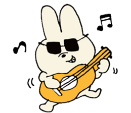 Bob girl & rabbit sticker #1456500