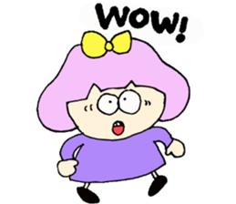 Bob girl & rabbit sticker #1456508