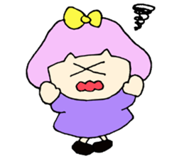 Bob girl & rabbit sticker #1456516