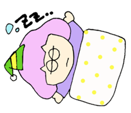 Bob girl & rabbit sticker #1456517