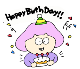 Bob girl & rabbit sticker #1456519