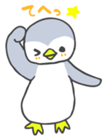 Pi-chan of penguin Japanese version sticker #1457295