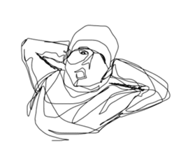 Wire Art Men sticker #1457466