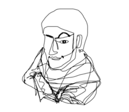 Wire Art Men sticker #1457478