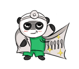 Doctor Panda and Friends sticker #1457569