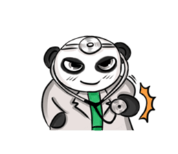 Doctor Panda and Friends sticker #1457574
