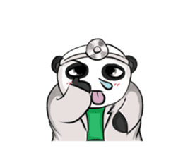 Doctor Panda and Friends sticker #1457584