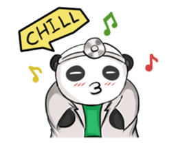 Doctor Panda and Friends sticker #1457594