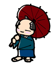 japanese nonbiri samurai sticker #1457609