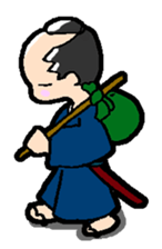 japanese nonbiri samurai sticker #1457610