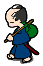 japanese nonbiri samurai sticker #1457610