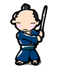 japanese nonbiri samurai sticker #1457611