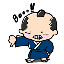 japanese nonbiri samurai sticker #1457615
