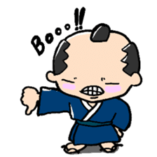 japanese nonbiri samurai sticker #1457615