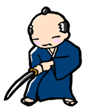 japanese nonbiri samurai sticker #1457616