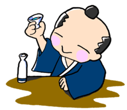 japanese nonbiri samurai sticker #1457623