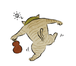 Ukiyo-e catmonster sticker #1458525
