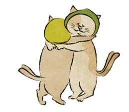 Ukiyo-e catmonster sticker #1458527