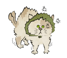 Ukiyo-e catmonster sticker #1458533