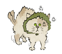 Ukiyo-e catmonster sticker #1458533