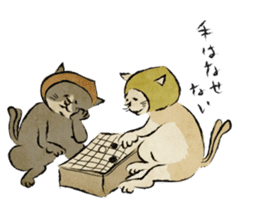 Ukiyo-e catmonster sticker #1458539