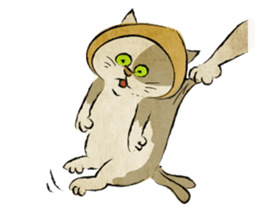 Ukiyo-e catmonster sticker #1458547