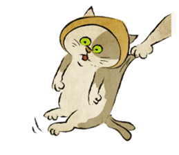 Ukiyo-e catmonster sticker #1458547