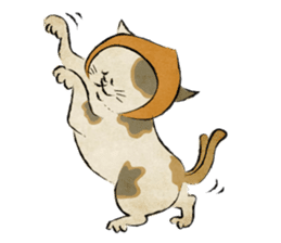 Ukiyo-e catmonster sticker #1458550