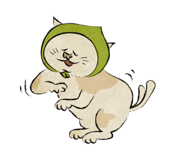 Ukiyo-e catmonster sticker #1458551