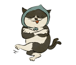 Ukiyo-e catmonster sticker #1458552