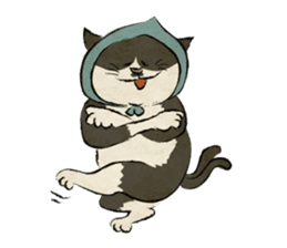 Ukiyo-e catmonster sticker #1458552