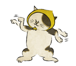 Ukiyo-e catmonster sticker #1458553