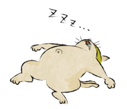 Ukiyo-e catmonster sticker #1458554