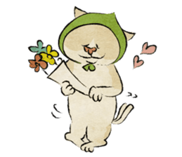 Ukiyo-e catmonster sticker #1458557