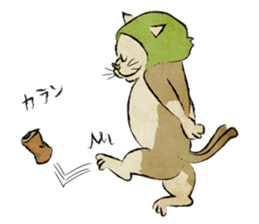 Ukiyo-e catmonster sticker #1458561