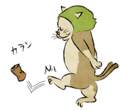 Ukiyo-e catmonster sticker #1458561