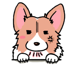 Rushiya's animal style: Welsh corgi sticker #1458636