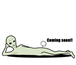 Alien who loves the earth of culture sticker #1458667