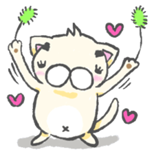 eyebrows cat 1 sticker #1458690