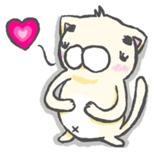 eyebrows cat 1 sticker #1458711