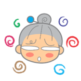BINGO GRANDMOTHER sticker #1458787
