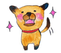 KAWAII Japanese dog sticker #1459466