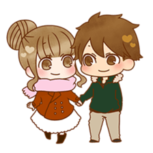 New Year Love Couple sticker #1459651